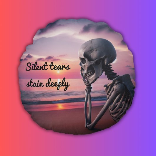 涙静か深い | ラウンドクッション