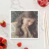 涙(涙の中の美しい女性) スタンダードランチョンナプキン (インサイチュ)