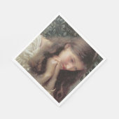 涙(涙の中の美しい女性) スタンダードランチョンナプキン (角)