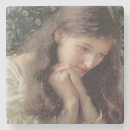 涙（涙の中の美しい女性） ストーンコースター