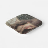 涙（涙の中の美しい女性） ペーパープレート (傾斜あり)