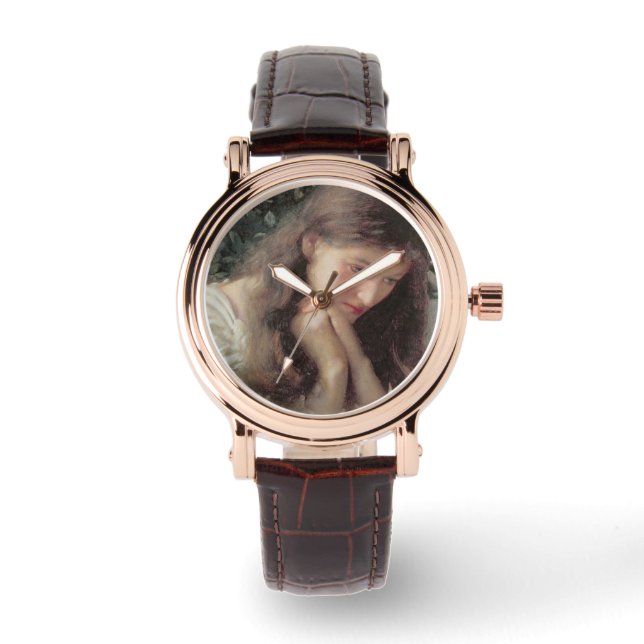 涙（涙の中の美しい女性） 腕時計 (正面)