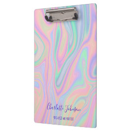 液カスタマイズ体虹色ユニコーンカラーデザイン クリップボード