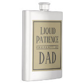 液体おもしろい忍耐引用文カスタムモノグラモダンム フラスク (右)