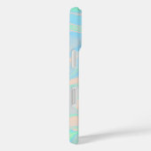 液体っぽい疑似ホログラフィック虹色テクスチャ Case-Mate iPhoneケース (裏面 / 右)
