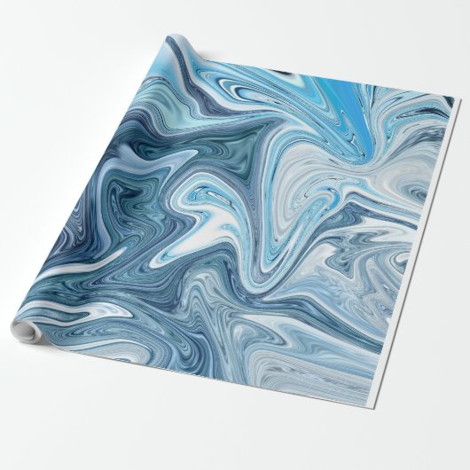 液体に素晴らし見える ラッピングペーパー (アンロールド)