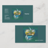 液体のハート 名刺 (正面/裏面)