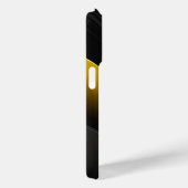 液体のモダン渦巻き四角マスタードイエロートーン Case-Mate iPhoneケース (裏面 / 右)