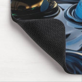 液体の中のビー玉 マウスパッド (コーナー)