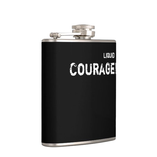 液体の勇気おもしろいなアルコール引用文の結婚式の新郎 フラスク (右)