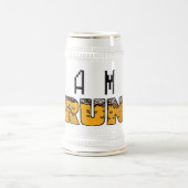 液体の原子格納容器のGameDrunkのコップ ビールジョッキ (中央)