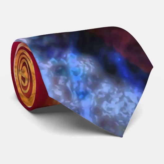 液体の夕日 ネクタイ (ロール)