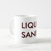 液体の正気 コーヒーマグカップ (正面左)