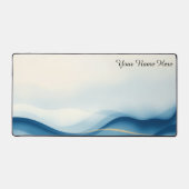 液体の流れの状態を抽象化した大規模なゲーム デスクマット (正面)