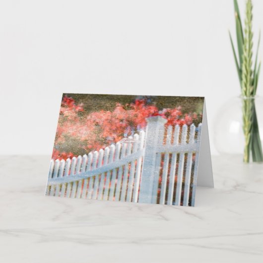 液体の生命塀の空白のなカード カード (正面)