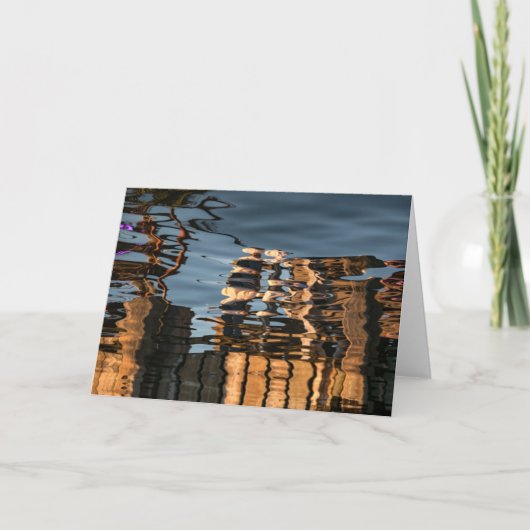 液体の生命波止場のパーティー2の空白のなカード カード (正面)