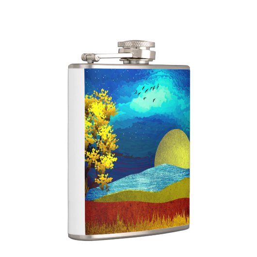 液体の空の風景 フラスク (右)