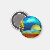 液体の空の風景 マグネット (正面/裏面)