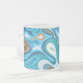 液体の表面 1 フロストグラスマグカップ (正面左)