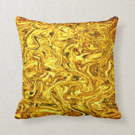 液体の金ゴールド クッション