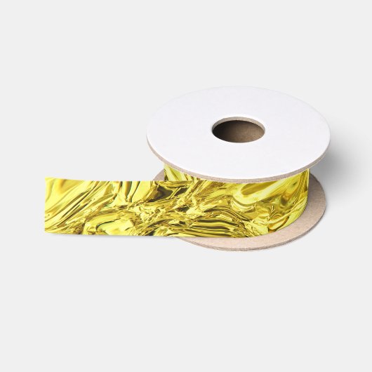液体の金 サテンリボン (リール)