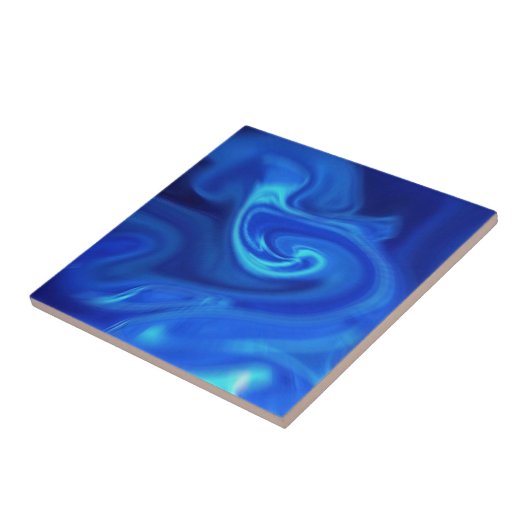 液体の青 タイル (側面)