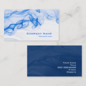 液体の青 名刺 (正面/裏面)