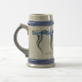 液体の頭蓋の漏斗ステイン ビールジョッキ (左)