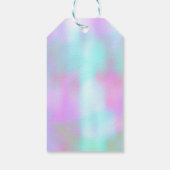 液体はっきりしたインク大理石ピンクカラフルありがとう ギフトタグ (裏面)