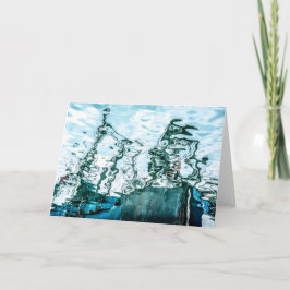 液体は空白のなカードを出荷します カード