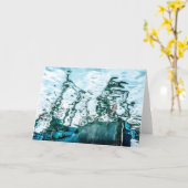 液体は空白のなカードを出荷します カード (黄色い花)