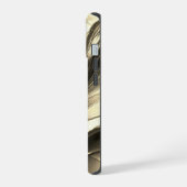 液体アンティーク金ゴールド絵を描テクスチャ iPhone 15ケース (左側面)