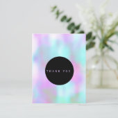 液体イはっきりしたンク大理石ピンクカカラフルディパーティー 出欠カード (スタンド正面)