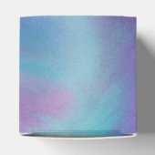 液体インク紫カラフル大理石スワールありがとう フェイバーボックス (上部)