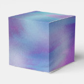 液体インク紫カラフル大理石スワールありがとう フェイバーボックス (裏面サイド)