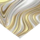 液体エレガンス – 金属の液体パターン テーブルクロス (アングル)