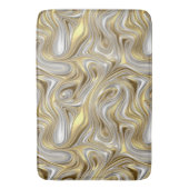 液体エレガンス – 金属の液体パターン バスマット (正面縦)