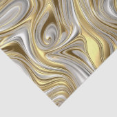 液体エレガンス – 金属の液体パターン 薄葉紙 (詳細)