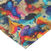 液体カラフルインク抽象化 テーブルクロス (アングル)