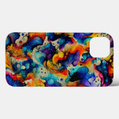 液体カラフルインク抽象化 Case-Mate iPhoneケース (裏面 (横))