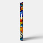 液体カラフルインク抽象化 Case-Mate iPhoneケース (裏面 / 右)