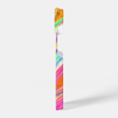 液体カラーネオン抽象芸術 iPhoneケース (左側面)