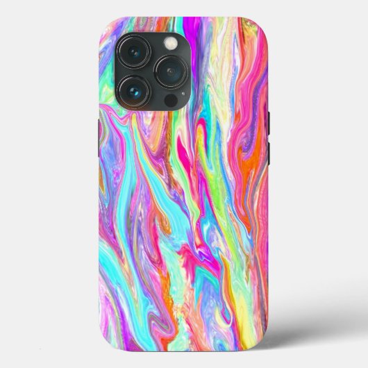 液体カラーネオンiPhoneケース Case-Mate iPhoneケース (裏面)
