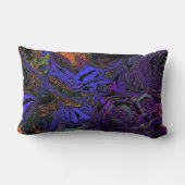 液体グラフィティパープル ランバークッション (裏面)