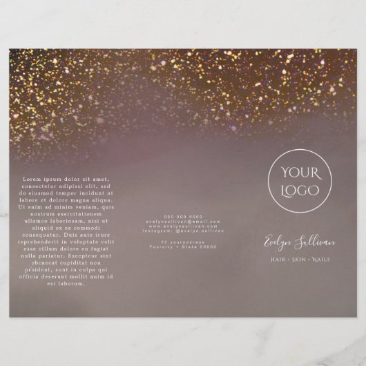 液体グリッターデザインパンフレット (正面)