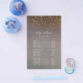 液体グリッターデザイン価格表フライヤー チラシ (シングル)