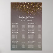 液体グリッターデザイン価格表ポスター ポスター (正面)