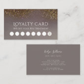 液体グリッターロイヤリティカード 名刺 (正面/裏面)