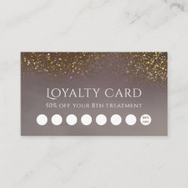 液体グリッターロイヤリティカード 名刺
