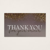 液体グリッター感謝してい割引カード (正面)